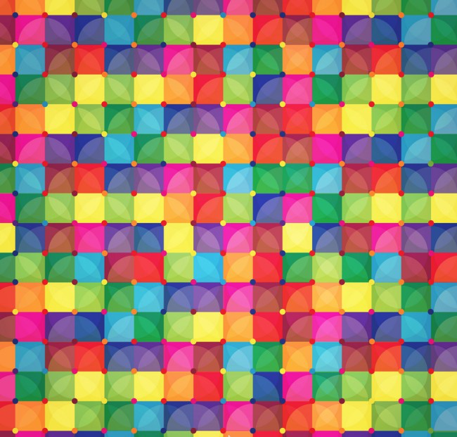 彩色方形拼格背景设计矢量素材16素材网精选