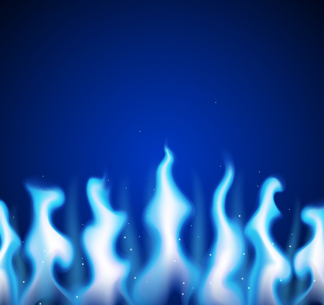 创意蓝色火焰背景矢量素材16图库网精选