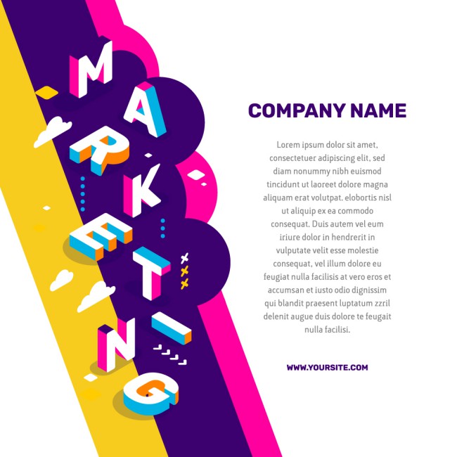 创意商务市场营销海报矢量素材16图
