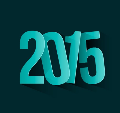 精致蓝绿色2015矢量素材16素材网精选
