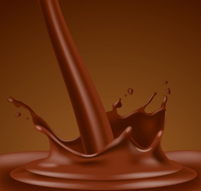 美味动感液态巧克力矢量素材素材中国网精选