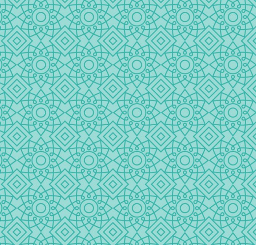 蓝绿色花纹背景矢量素材16设计网精