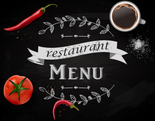 创意餐馆菜单设计矢量素材16设计网