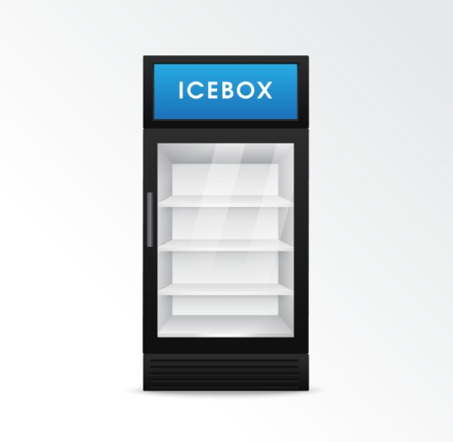 精美黑色冰箱设计矢量图16图库网精选