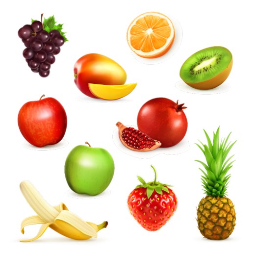 10款美味水果设计矢量素材16素材网精选