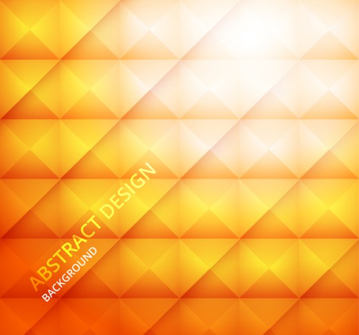 橙色菱形格背景矢量素材16素材网精选
