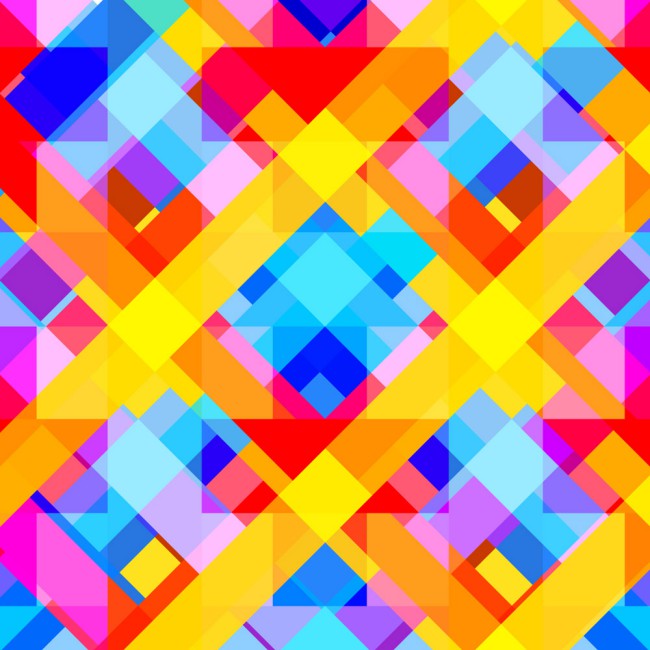明亮彩色菱形格背景矢量素材16素材网精选