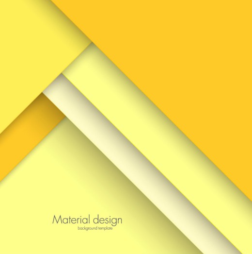 黄色层叠纸张背景矢量素材16图库网精选