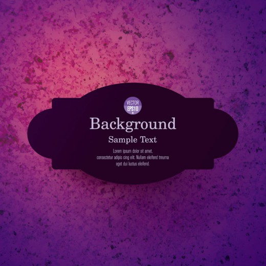 黑色标签紫色背景矢量素材16设计网