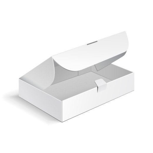 白色包装纸盒设计矢量图16素材网精