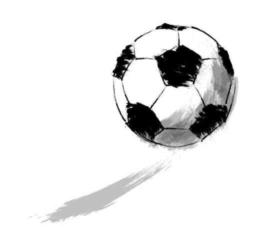 手绘足球设计矢量素材16设计网精选