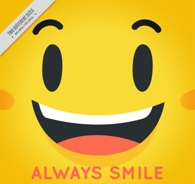 可爱黄色笑脸设计矢量素材素材中国网精选