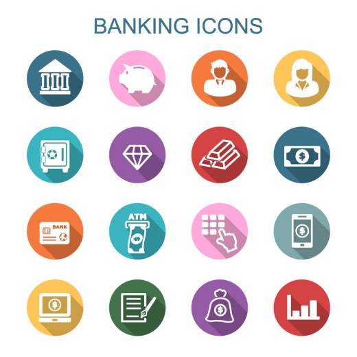 16款金融与银行业图标矢量素材16图库网精选