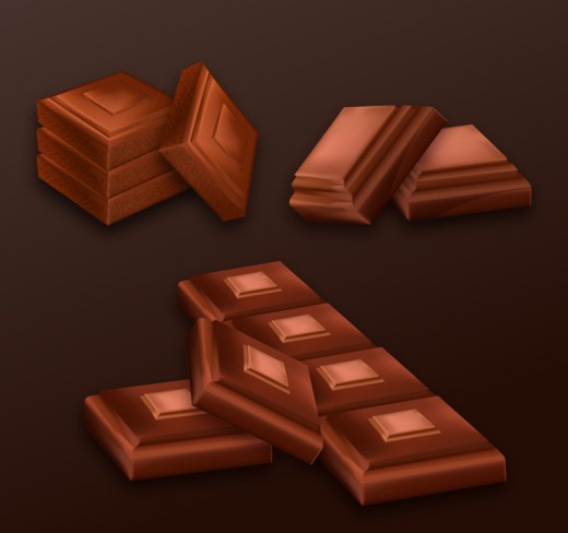3款美味巧克力设计矢量图16图库网精选