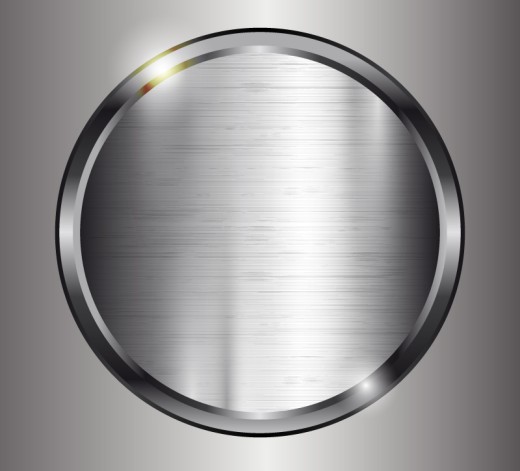 银色圆形金属背景矢量素材素材中国网精选