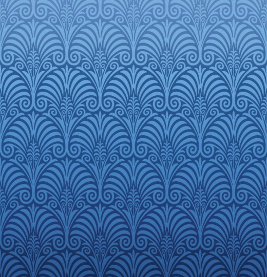 蓝色花纹背景设计矢量素材普贤居素材网精选