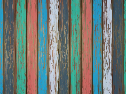 彩色做旧条纹木背景矢量素材普贤居素材网精选