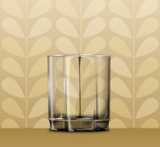 2个玻璃水杯矢量素材16设计网精选