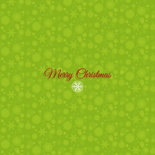 绿色雪花圣诞背景矢量素材普贤居素材网精选